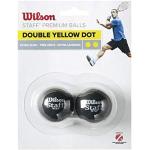 Wilson WRT617600 Balle de Squash, Staff, 2 Pièces,