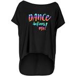 WINSHAPE Damen Ultra leichtes Modal-Shirt MCT017 Defines Dance Style, Fitness Freizeit Sport Yoga Workout Femme, Noir, XXL