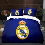 Housses de couette en polyester Real Madrid 140x200 cm pour enfant 