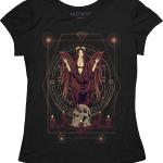 T-shirts à imprimés en coton Taille XS look gothique pour femme 