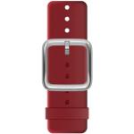 Bracelets de montre Withings rouge cerise en acier look sportif en silicone 