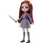 HARRY POTTER - Poupée 20 Cm Ginny Weasley Wizarding World - Poupée Figurine Articulée Ginny Weasley - Baguette Magique Uniforme de Poudlard - Figurine univers Harry Potter - Jouet Enfant 5 ans et +
