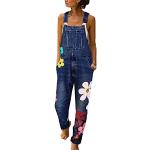 Pantalons slim bleues foncé à fleurs en denim Taille 8 ans look Hip Hop pour fille de la boutique en ligne Amazon.fr 