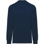 T-shirts bleu marine en coton à manches longues bio à manches longues Taille 3 XL look fashion pour homme 