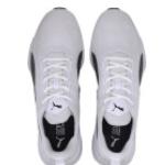 Chaussures Puma Runner blanches look casual pour homme 