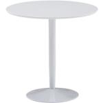 Tables de salle à manger rondes blanches 2 places diamètre 75 cm modernes 