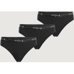 Strings invisibles Wolford noirs à logo Taille XL pour femme en promo 