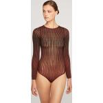 Body strings Wolford noirs à rayures Taille L look sexy pour femme 