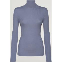 Wolford - Merino Fine Rib Pullover, Femme, tempest, Taille: S