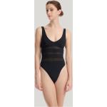 Wolford - Sheer & Opaque Swimsuit, Femme, black, Taille: L