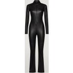 Combi pantalons Wolford noires en cuir synthétique vegan Taille XXS look vintage pour femme en promo 