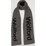 Écharpes à mailles Wolford grises à logo en laine pour femme en promo 
