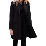 Blazers d'automne Clode noirs en velours à motif animaux Taille S plus size look casual pour femme 