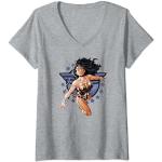 Wonder Woman All Star T-Shirt avec Col en V