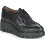 Chaussures casual Wonders noires en cuir Pointure 41 avec un talon entre 5 et 7cm look casual pour femme en promo 
