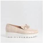 Loafers & Mocassins Wonders beige clair look casual pour femme 
