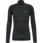 Wool Tech Zip Shirt Regular Fit Black - XL