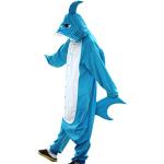 Pyjamas combinaisons bleues foncé à motif requins Taille XXL look fashion pour homme 