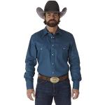 Chemises de western Wrangler en coton à manches longues Taille L classiques pour homme 