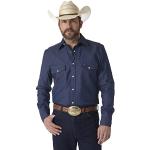 Chemises de western Wrangler en coton à manches longues Taille L classiques pour homme 