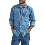Chemises en jean Wrangler en denim Taille M classiques pour homme en promo 