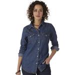 Chemises en jean Wrangler à manches longues Taille L look fashion pour femme 