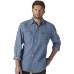 Chemises en jean Wrangler à manches longues Taille XL classiques pour homme 
