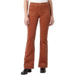Jeans flare Wrangler marron W26 look fashion pour femme 