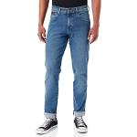 Jeans slim Wrangler Texas bleus W33 look fashion pour homme 