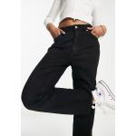 Jeans droits Wrangler noirs délavés W25 L32 pour femme 