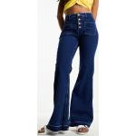 Jeans taille haute Wrangler bleus Taille 3 XL pour femme en promo 