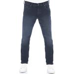 Jeans droits Wrangler Greensboro bleus à logo stretch W33 look fashion pour homme 