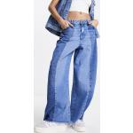 Jeans taille basse Wrangler bleus à effet vieilli Taille L W26 L32 pour femme 