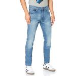 Jeans Wrangler Larston bleus en coton lavable en machine W33 look fashion pour homme 