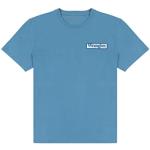 T-shirts Wrangler bleus à logo à manches courtes à manches courtes à col rond Taille L look casual pour homme en promo 