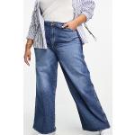 Jeans taille haute Wrangler bleus Taille L pour femme en promo 