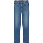 Jeans slim Wrangler bleus en coton W28 look fashion pour femme en promo 