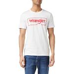 T-shirts Wrangler blancs à manches courtes à manches courtes Taille 4 XL plus size classiques pour homme 