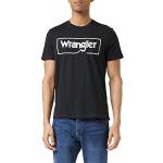 T-shirts Wrangler noirs à manches courtes à manches courtes Taille XL classiques pour homme 
