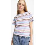 T-shirts à imprimés Wrangler multicolores à rayures à manches courtes Taille XS look casual pour femme en promo 