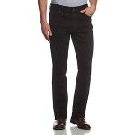 Jeans slim Wrangler noirs en coton W31 look casual pour homme en promo 