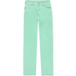 Jeans taille haute Wrangler verts W28 L32 look fashion pour femme 