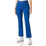 Jeans taille haute Wrangler bleus W29 look fashion pour femme 