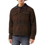 Manteaux en laine Wrangler marron en polyester Taille XL look fashion pour homme 