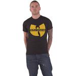 T-shirts à imprimés noirs Wu-Tang Clan Taille M look Rock pour homme 