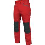 Pantalons de travail Modyf rouges à rayures oeko-tex Taille XL look fashion pour homme en promo 