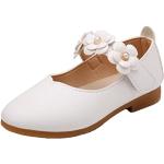 Chaussures casual blanches à motif fleurs Pointure 22 look casual pour fille 