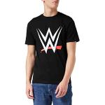 T-shirts noirs à manches courtes WWE à manches courtes Taille 3 XL look fashion pour homme en promo 