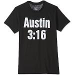 WWE Austin 316 Skull T-Shirt, Noir/Crâne, M Homme
