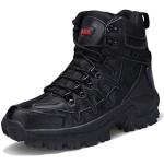 Chaussures de randonnée noires légères look militaire pour homme 
